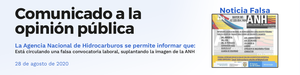 Comunicado a la opinion publica - Falsa convocatoria laboral