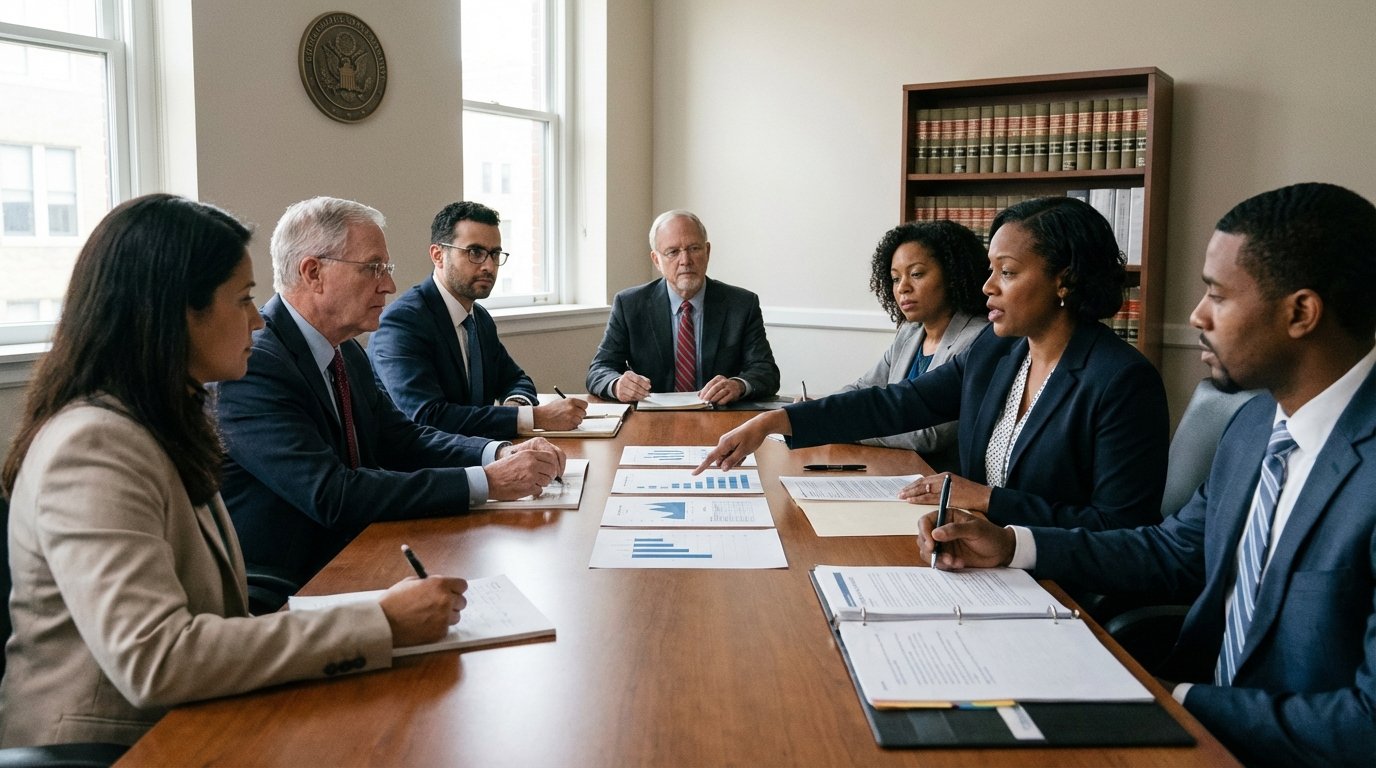 Personas dándose la mano
